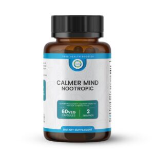 TrueMed Calmer Mind cápsulas para enfoque y creatividad
