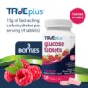 Etiqueta del producto TRUEplus glucosa frambuesa