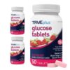 TRUEplus tabletas glucosa sabor frambuesa envase frontal