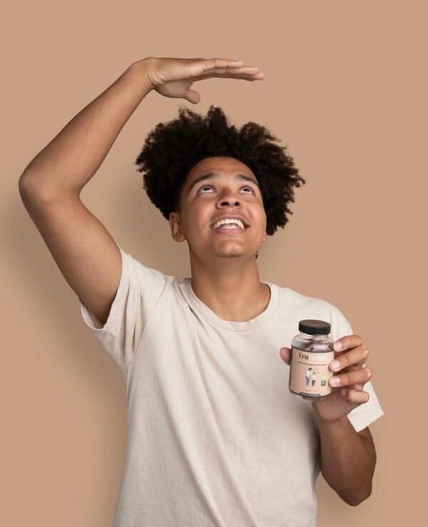 Frasco TruHeight con cápsulas