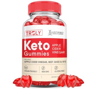 Paquete de Truly Keto Gummies ACV 60 unidades sabor manzana y remolacha