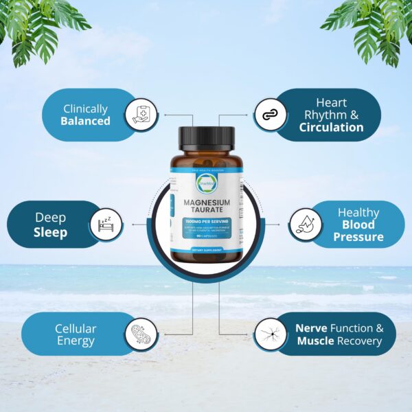 Etiqueta del producto Taurato de Magnesio