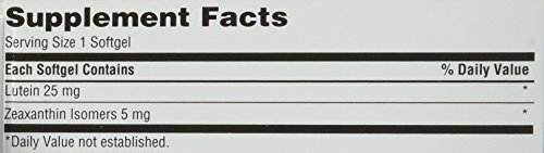 Etiqueta TruNature Vision Softgels detalles