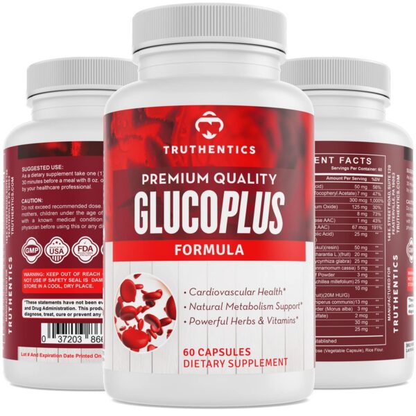 Frente de imagen de TRUTHENTICS GlucoPlus