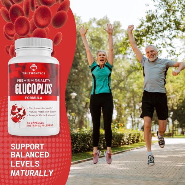 Etiqueta de producto TRUTHENTICS GlucoPlus