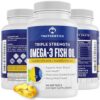 Frontal de TRUTHENTICS Omega 3 Fish Oil 2400 mg