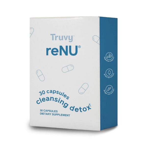 Truvy Renu Detox apoyo digestivo fórmula vegetal 30 cápsulas