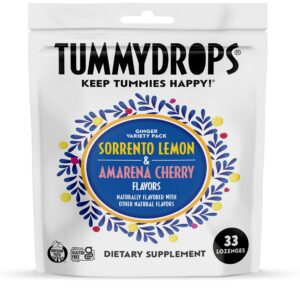 Paquete Tummydrops jengibre y menta variedad pastillas orgánicas