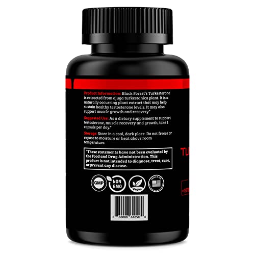 Detalle de cápsula Turkesterona 500 mg