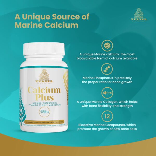 Version 1.0.0 Frasco TURNER Calcium Plus 90 cápsulas