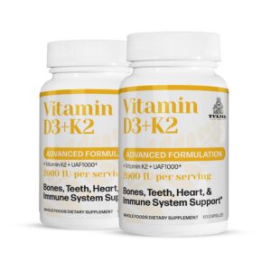 Version 1.0.0 TURNER cápsulas vitamina D3 y K2 paquete 120 unidades
