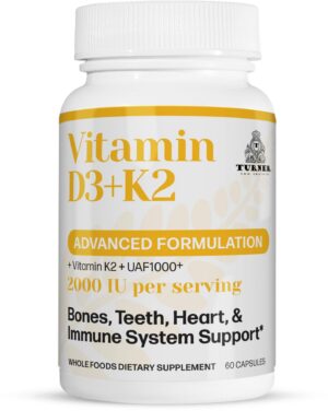 Version 1.0.0 TURNER vitamina D3 2000 UI y K2 gotas 60 cápsulas