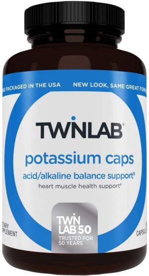 Frasco TwinLab Cápsulas de Potasio