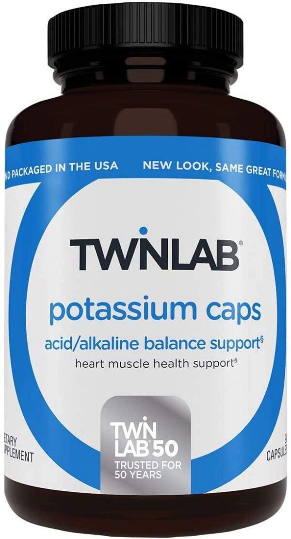 Frasco TwinLab Cápsulas de Potasio