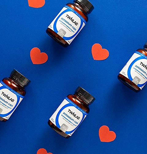 Cápsulas de potasio TwinLab en frasco