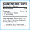 Etiqueta frontal TwinLab Potasio Aspartato