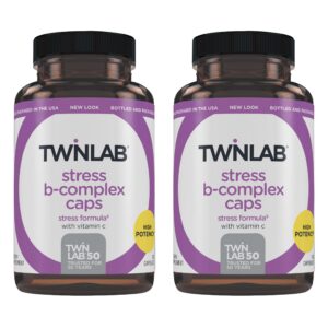 Botella Twinlab Stress B-Complex con vitamina C 1000mg y B12