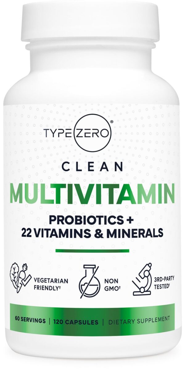 Cápsulas de Multivitaminas Type Zero con probióticos