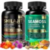 Uheco Shilajit y Sea Moss bundle etiqueta frontal