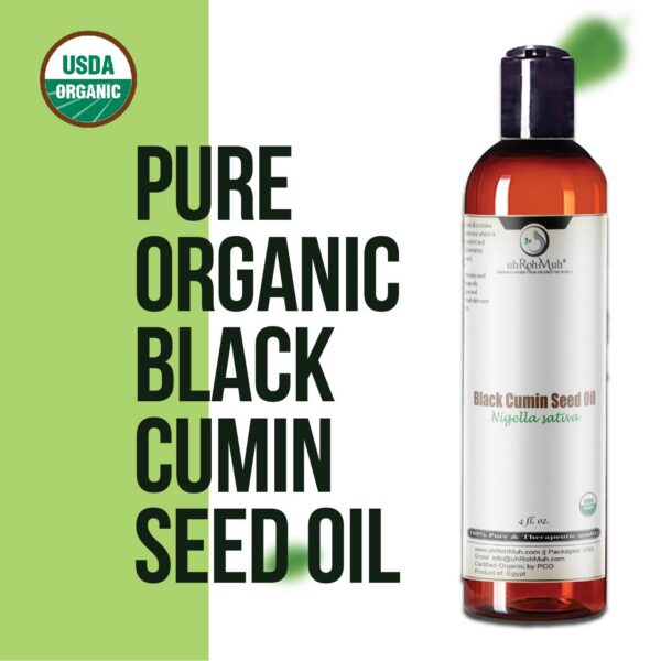 Version 1.0.0 Etiqueta frontal del aceite de comino negro