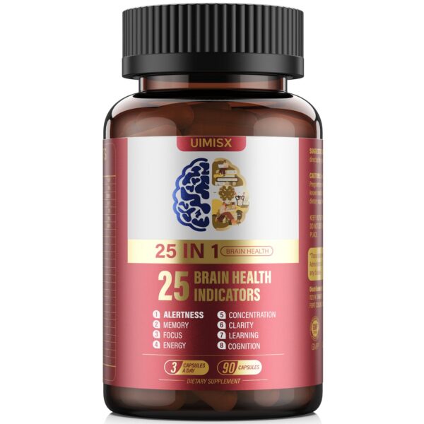 Version 1.0.0 Frente de envase UIMISX Cerebro 90 cápsulas