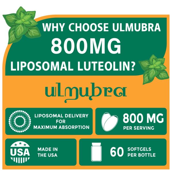 Etiqueta Ulmubra Liposomal Luteolin