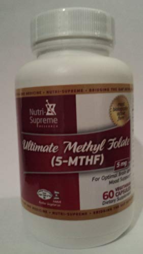 Ultimate Metil Folato Nutri Supreme 5mg paquete 60 tabletas