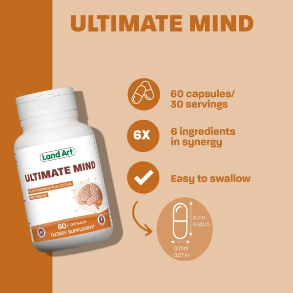 Version 1.0.0 Ultimate Mind cápsulas para memoria y concentración paquete