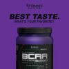 Frasco con BCAA sabor uva