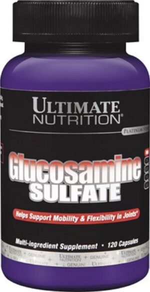 Version 1.0.0 Ultimate Nutrition glucosamina sulfato cápsulas frasco