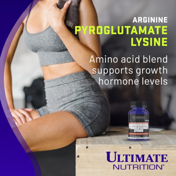 Etiqueta del producto L-Arginina de Ultimate Nutrition