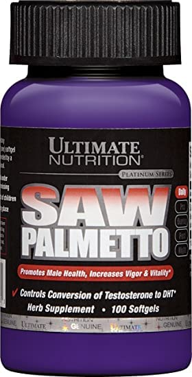 Ultimate Nutrition Saw Palmetto frasco
