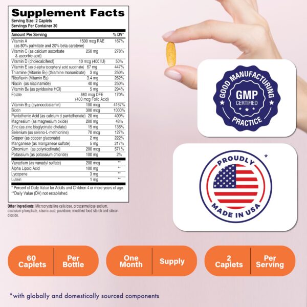 Ultra-Betic suplemento antioxidante ALA y licopeno vision energia