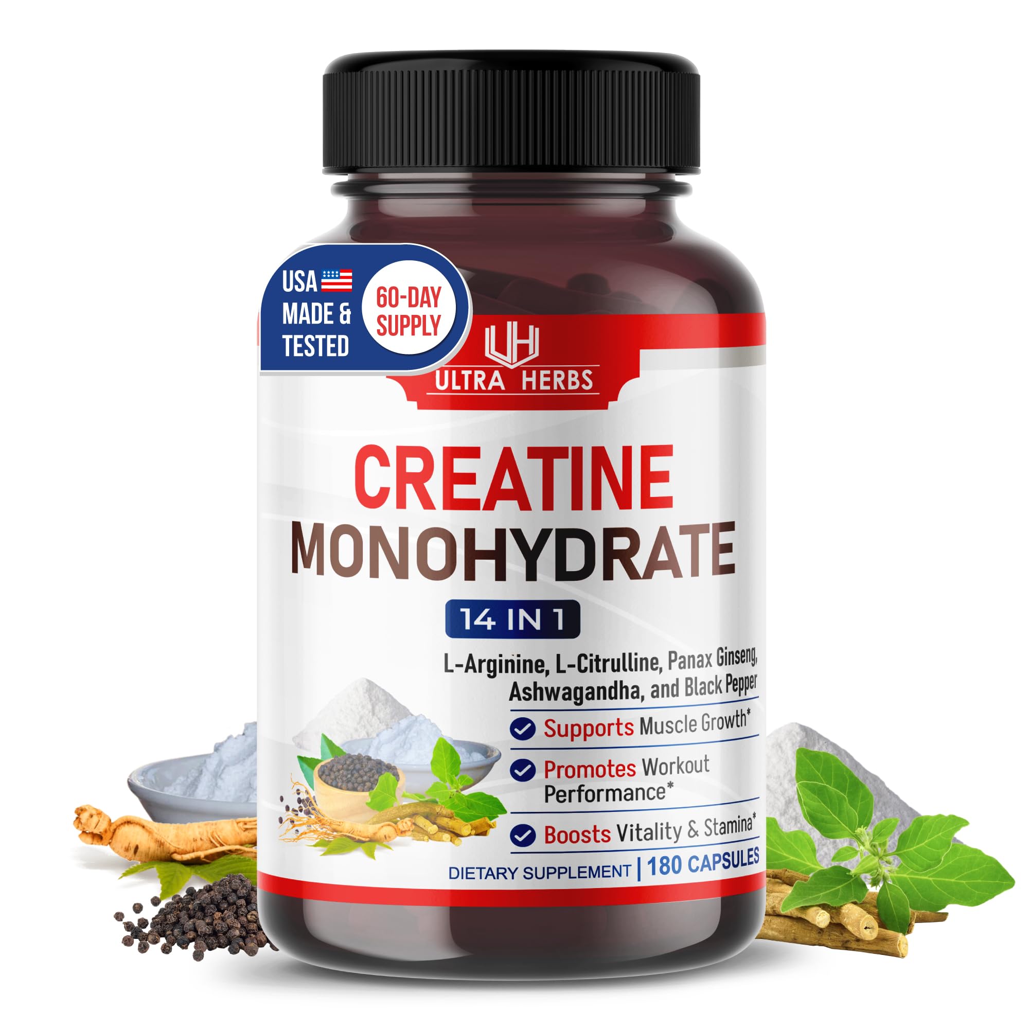 Ultra Herbs Creatine Monohydrate