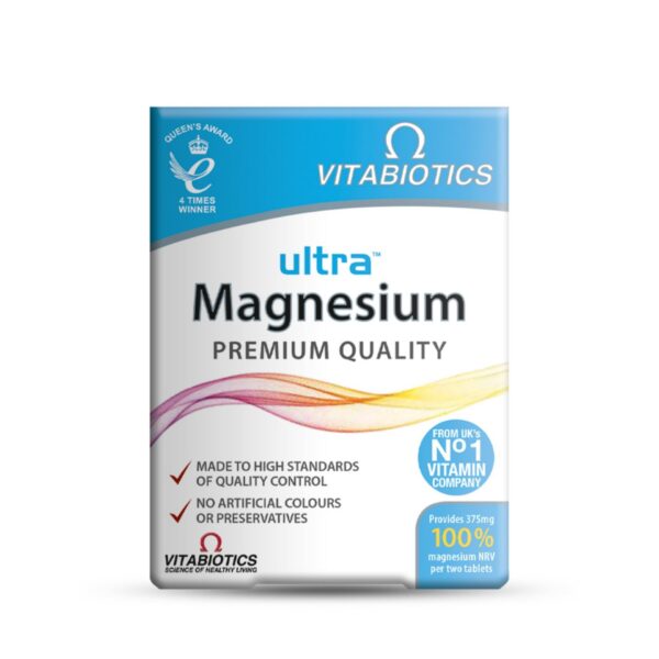Frasco frontal de Ultra Magnesium 60tabs