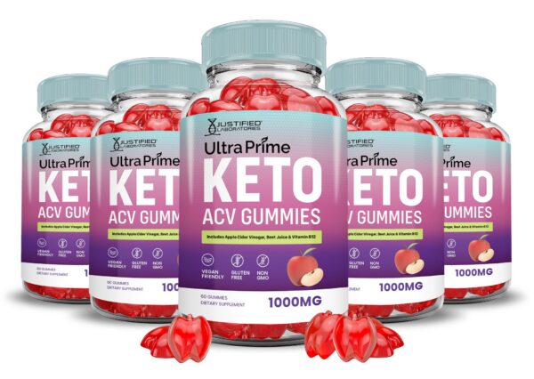 Version 1.0.0 Ultra prime gomas keto acv sabor frutal paquete 5