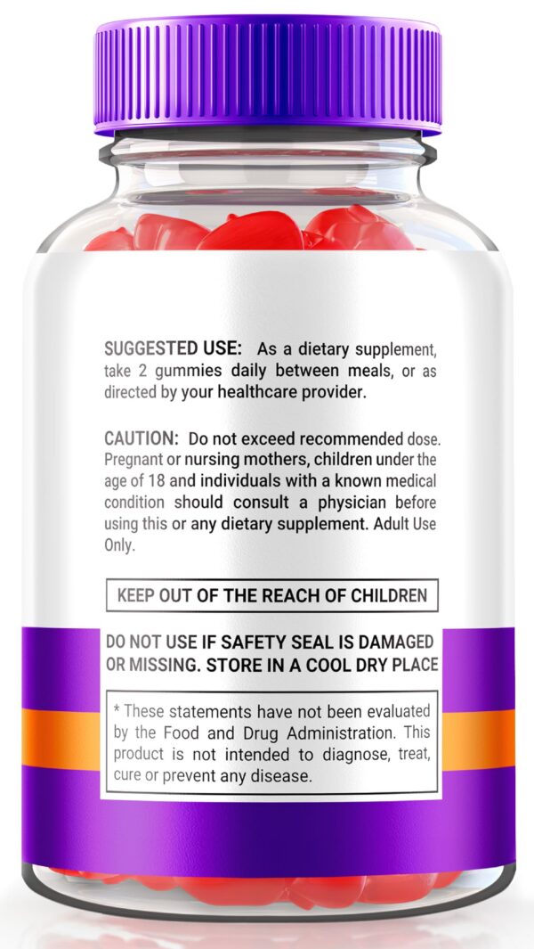 Version 1.0.0 Ultra Quick Keto ACV Gomitas paquete lateral