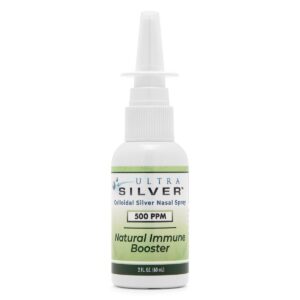 Ultra Silver spray nasal de plata coloidal frasco frontal