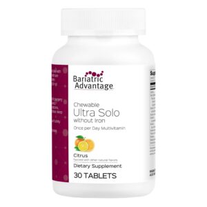 Frasco Ultra Solo masticable Citrus etiqueta frontal