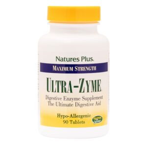 Version 1.0.0 Paquete de Ultra-Zyme Natures Plus suplemento enzimático para digestión