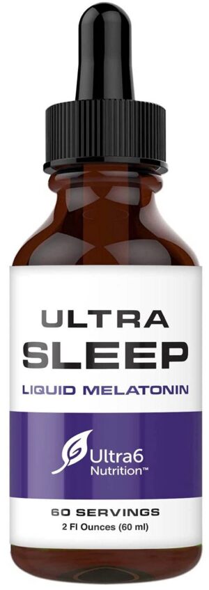 Ultra6 Nutrition gotas melatonina líquida para sueño