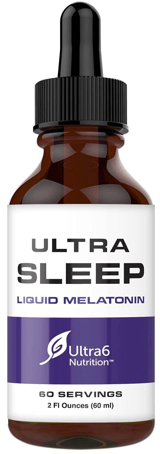 Ultra6 Nutrition gotas melatonina líquida para sueño