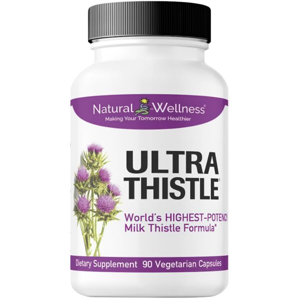 UltraThistle Cardo Mariano 1080 mg suplemento desintoxicación hígado