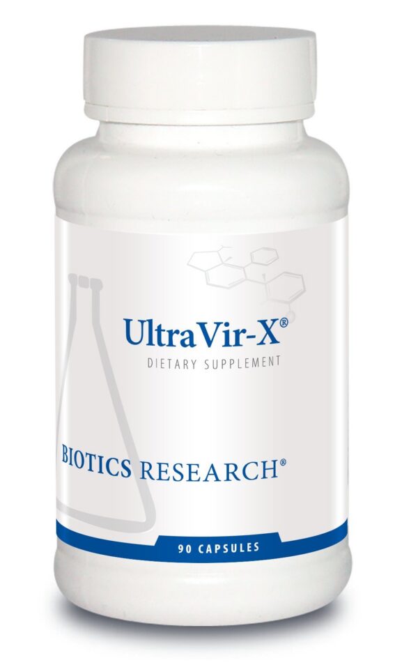Frasco UltraVir-X Biotics Research frente