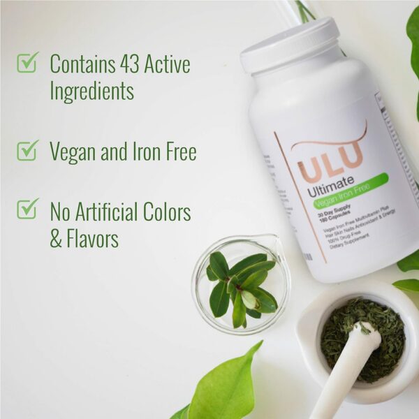 Etiqueta trasera ULULIFE Multivitamin