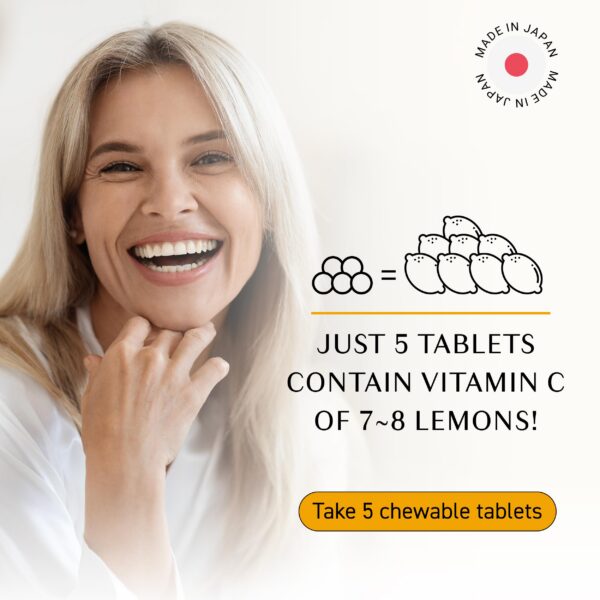 Gomitas de vitamina C sabor cítrico