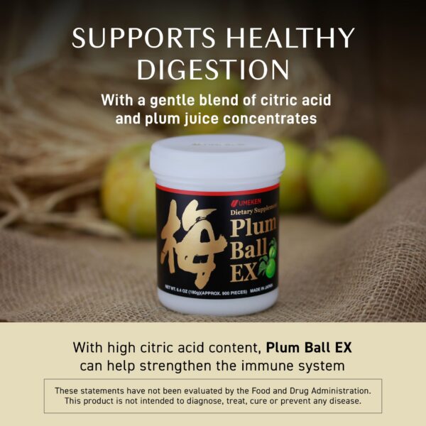 Version 1.0.0 Vista lateral del frasco de Plum Ball EX