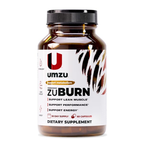 Version 1.0.0 UMZU ZuBurn frasco y etiqueta