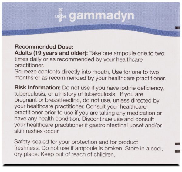 UNDA Gammadyn Mn-Co envase detalle