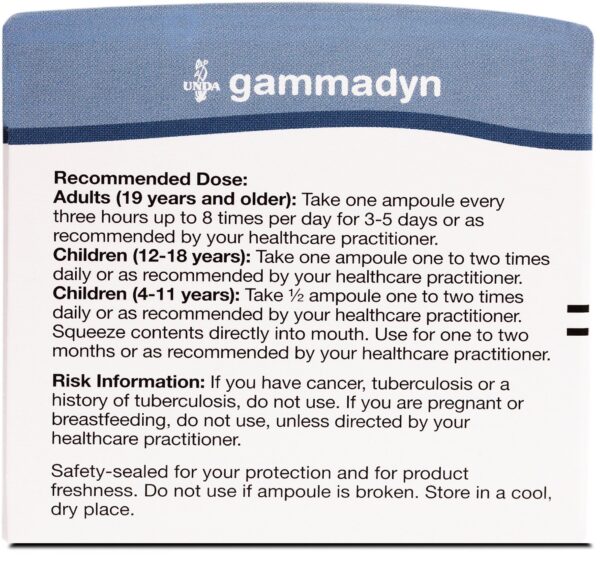 Version 1.0.0 Envase UNDA GAMMADYN Mn con ampollas